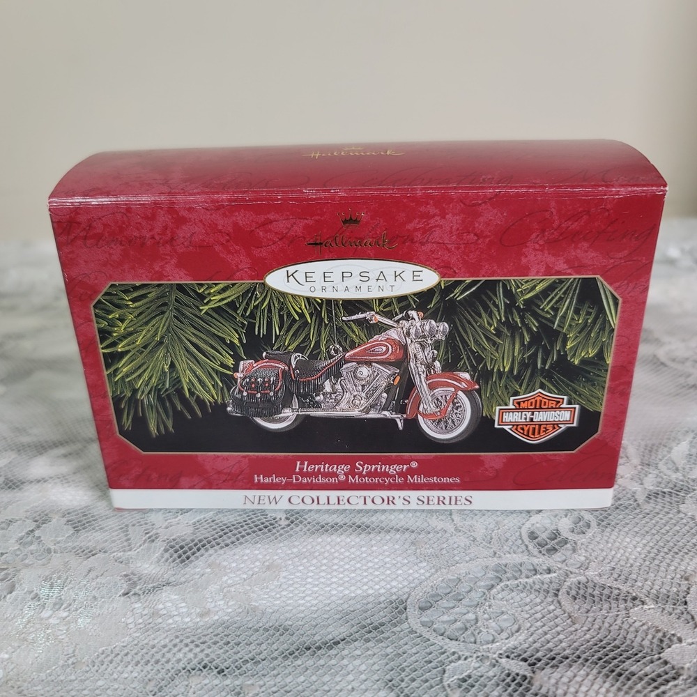 Vtg Hallmark H-D Keepsake Ornament Collector's Series Heritage‎ Springer 1999